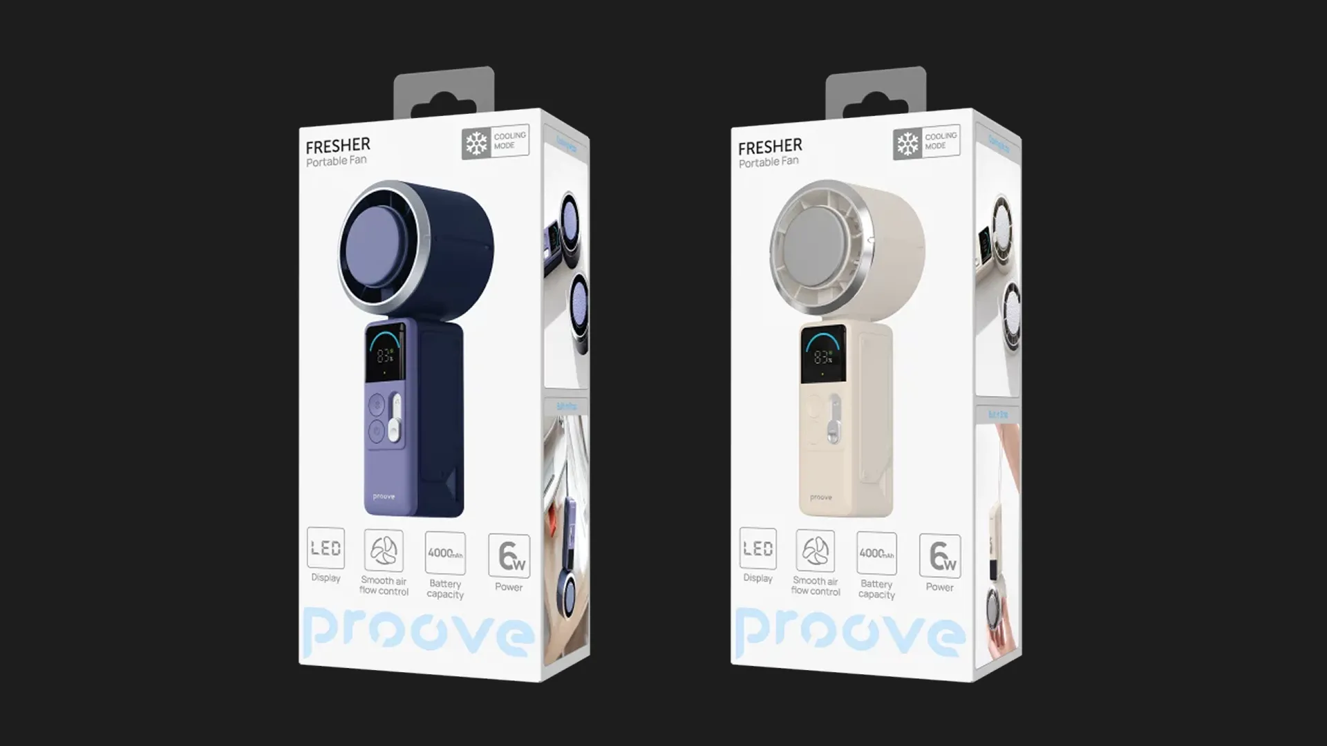 Портативний вентилятор Proove Fresher (Blue)