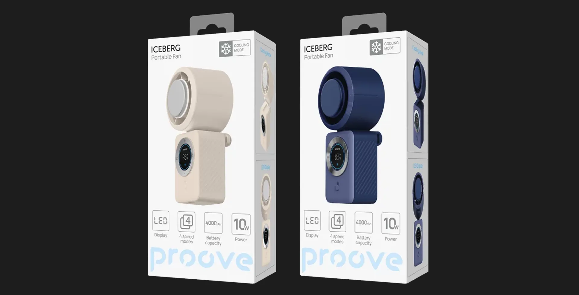 Портативний вентилятор Proove IceBerg (Beige)