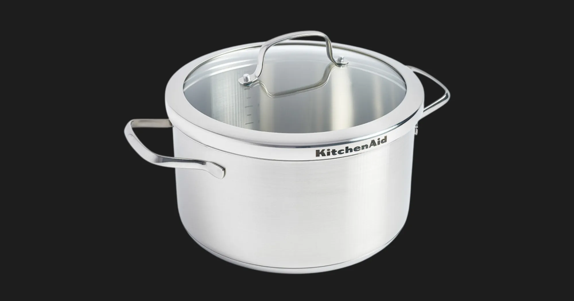 Каструля з кришкою KitchenAid Proline, 24 см, 5,7л (Silver) (CC001879-001)