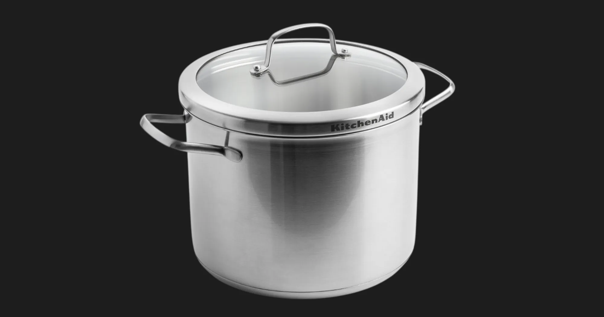 Каструля з кришкою KitchenAid Proline, 24 см, 8 л (Silver) (CC004785-001)