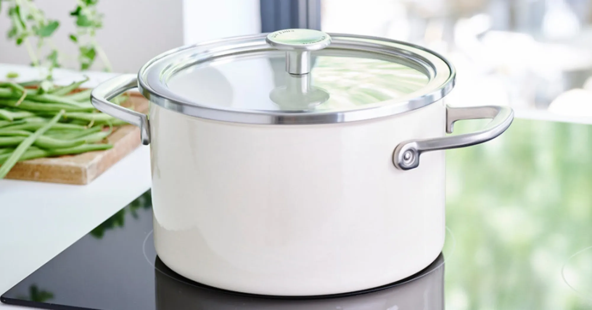 Кастрюля с крышкой KitchenAid Steel Core, 20 см, 3,7 л (Silver) (CC003266-001)