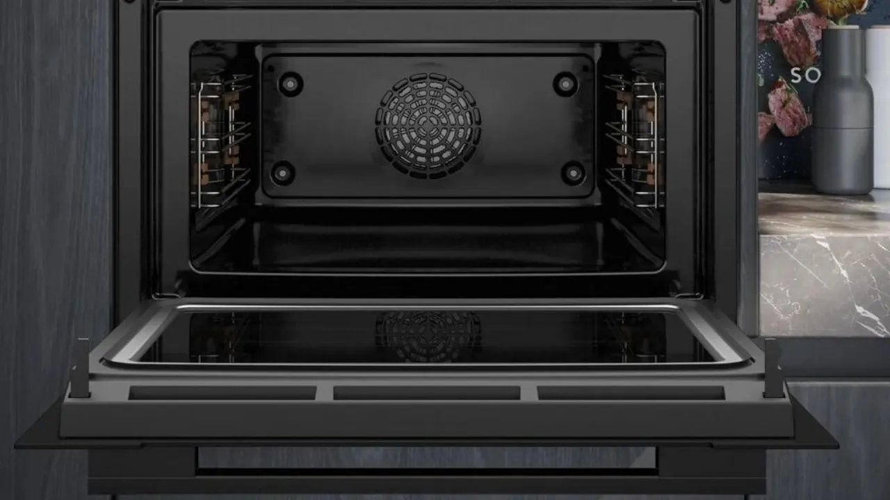 Духова шафа Siemens електрична компактна, 45л, A (CM724G1B1) (Black)