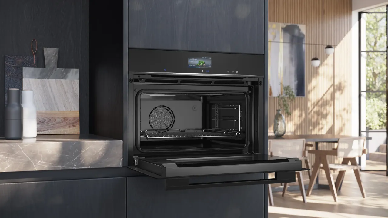 Духовой шкаф Siemens электрический компактный, 47л, A+ (CS736G1B1) (Black)