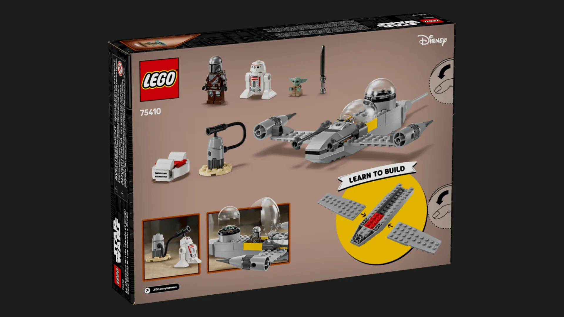Конструктор LEGO Star Wars Зоряний винищувач N-1 Мандо й Ґроґу (75410)