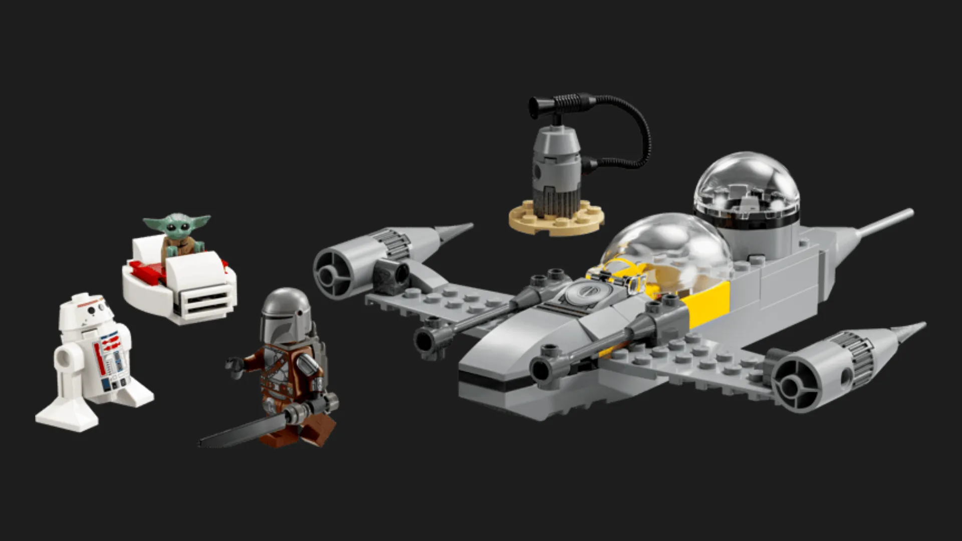 Конструктор LEGO Star Wars Зоряний винищувач N-1 Мандо й Ґроґу (75410)