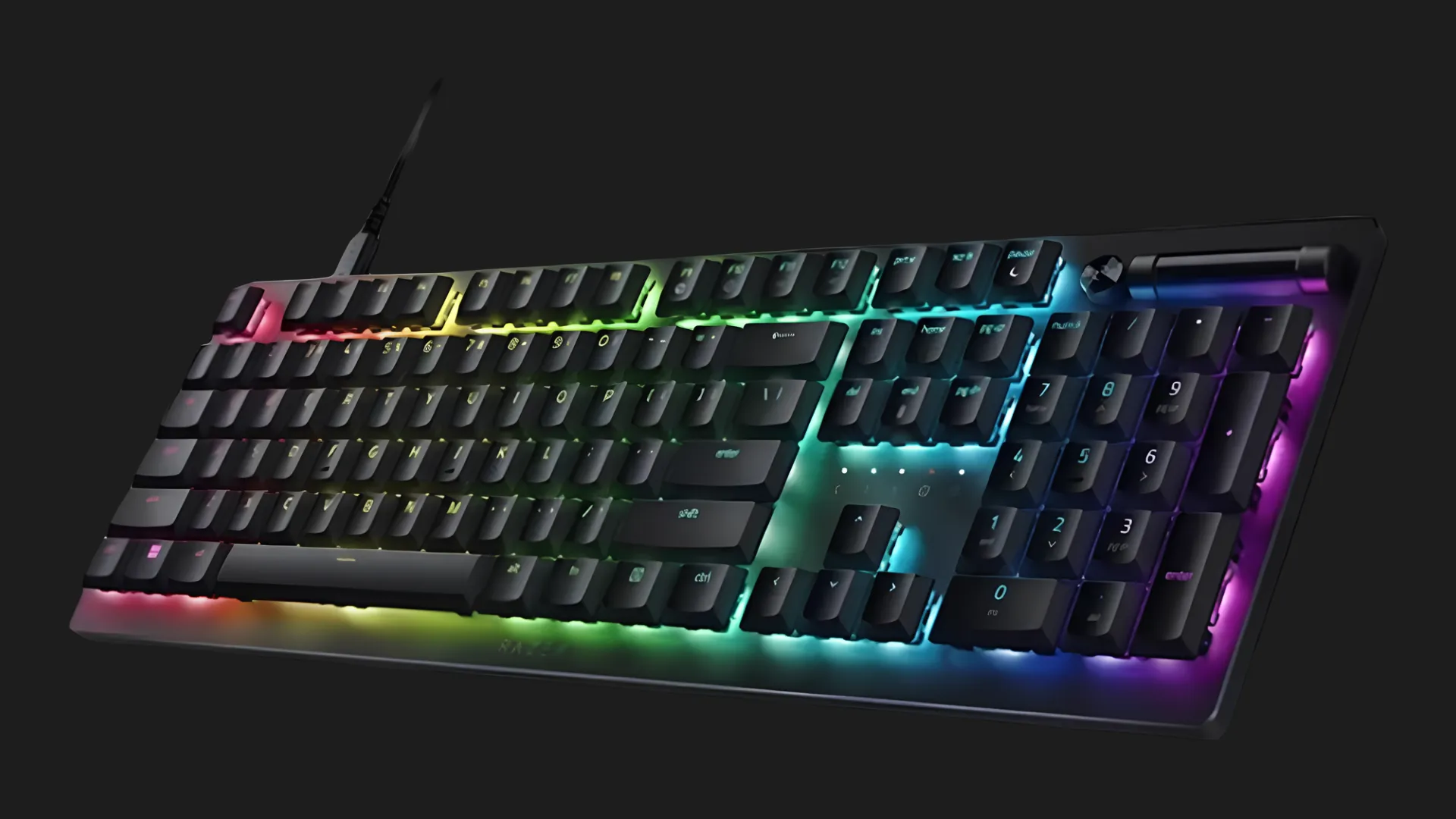 Клавіатура механічна RAZER DeathStalker V2, Purple Switch (Black) (RZ03-04501800-R3M1) (UA)