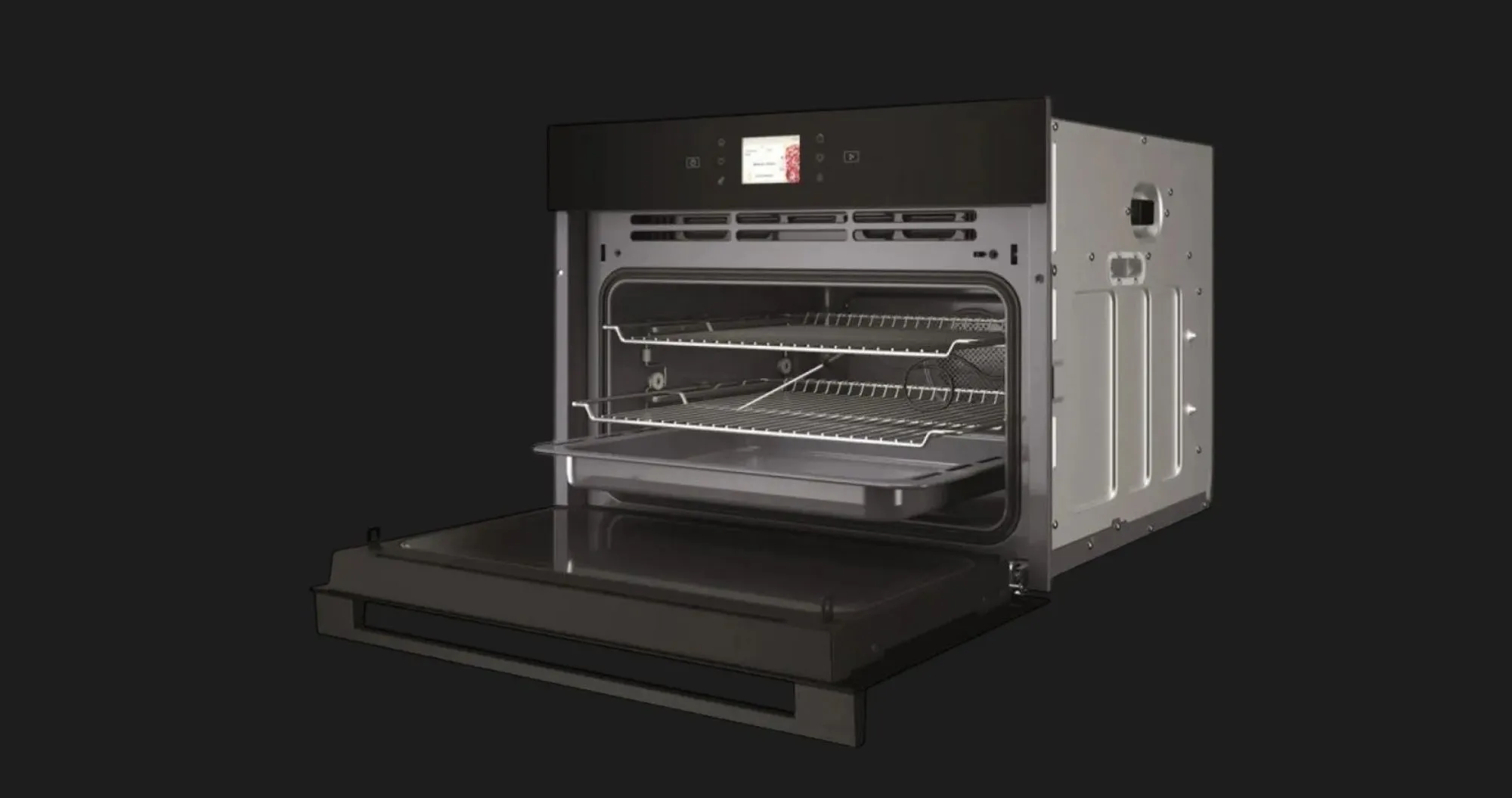 Духовой шкаф Whirlpool электрический компактный, 53л (WCW9O7PHTSB) (Black)