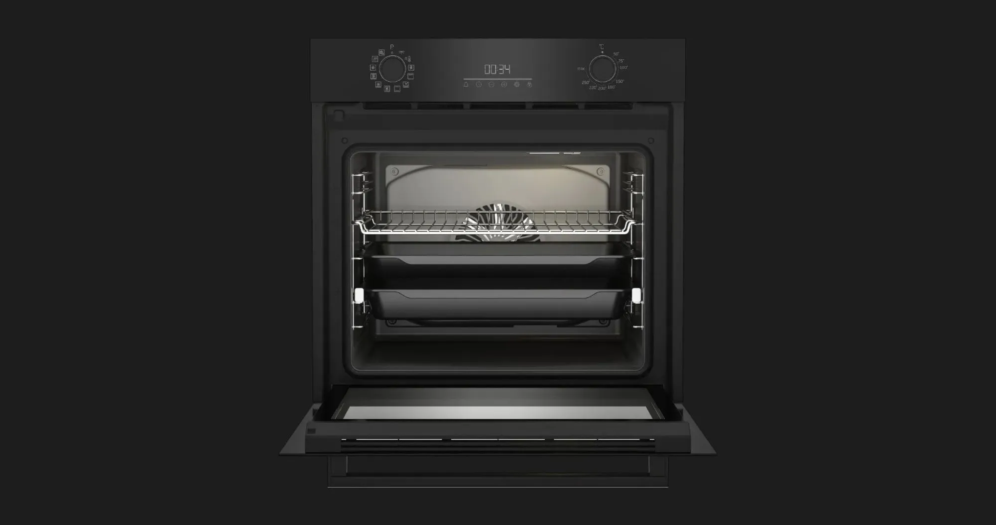 Духовой шкаф Beko электрический, 72л, A (BBIR17300BCS) (Black)