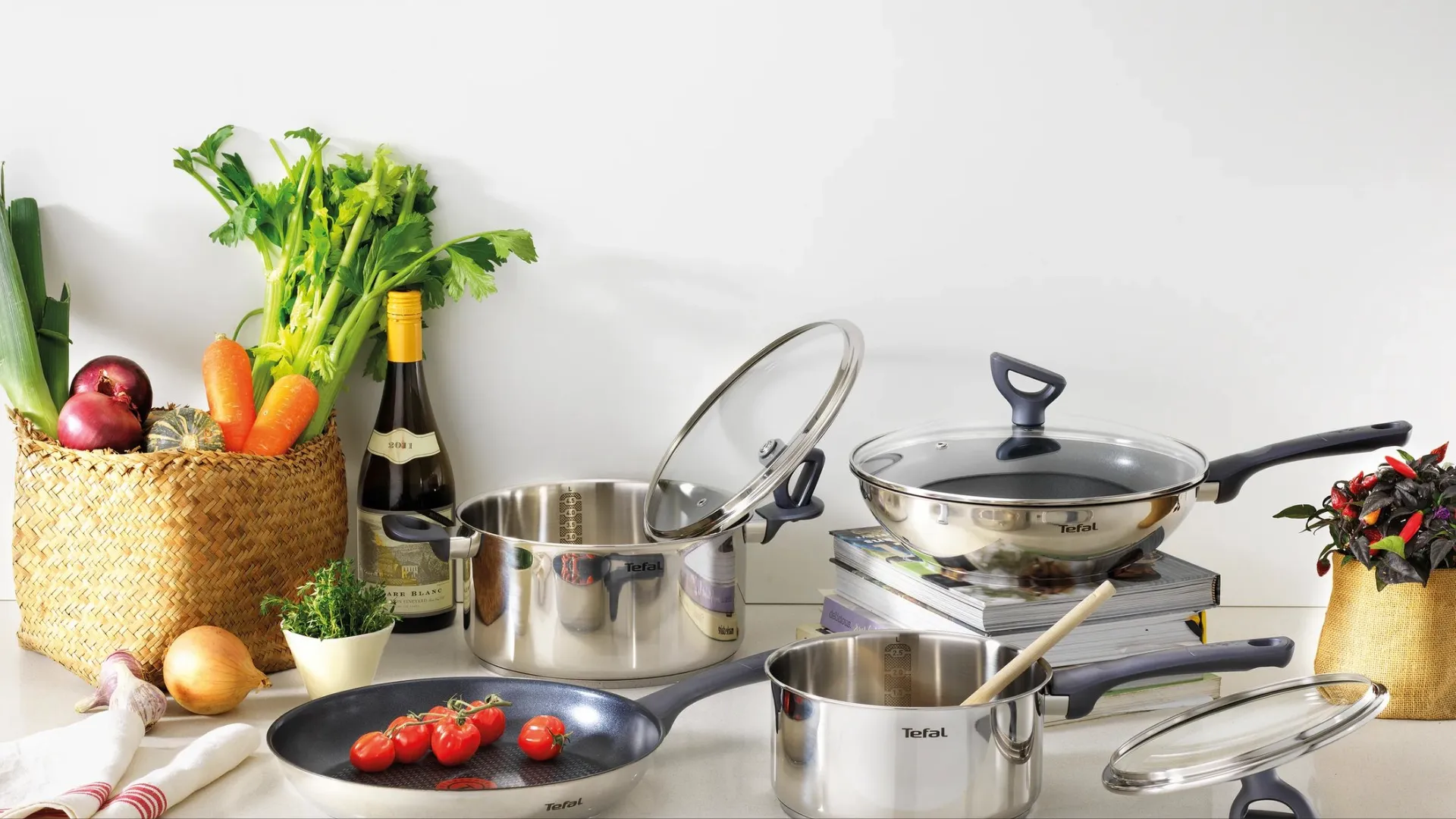 Каструля з кришкою Tefal Duetto+ 24 см 5 л (Silver) (G7194656)