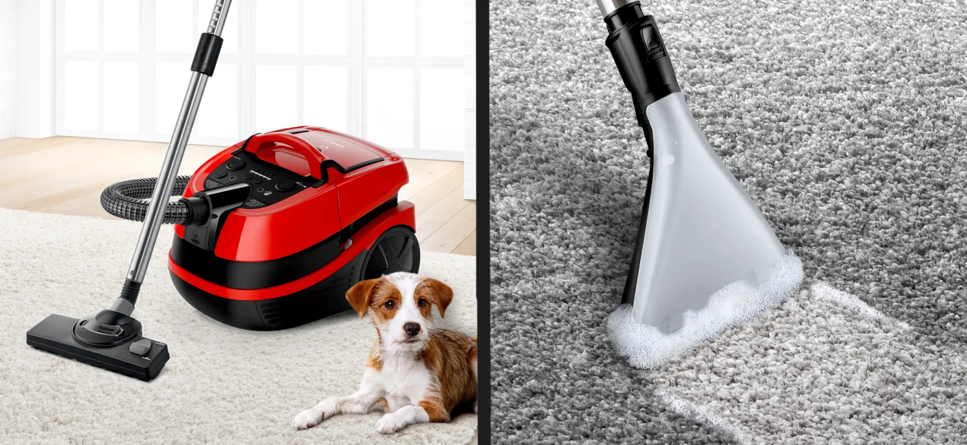 Пылесос безмешковый Bosch Serie 4 (BWD421PET) (Red)