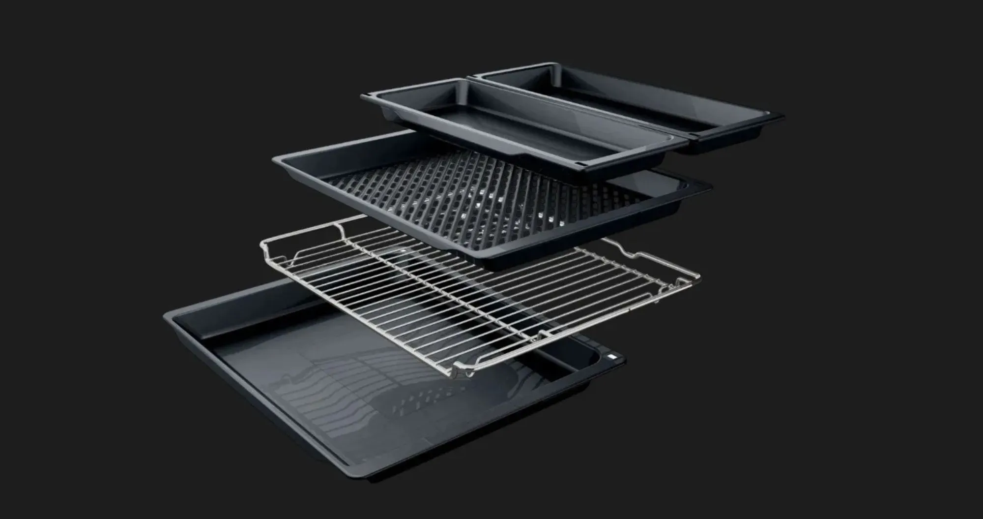 Духовой шкаф Bosch электрический, 76л, A (HJG852YS0) (Stainless Steel/Black)