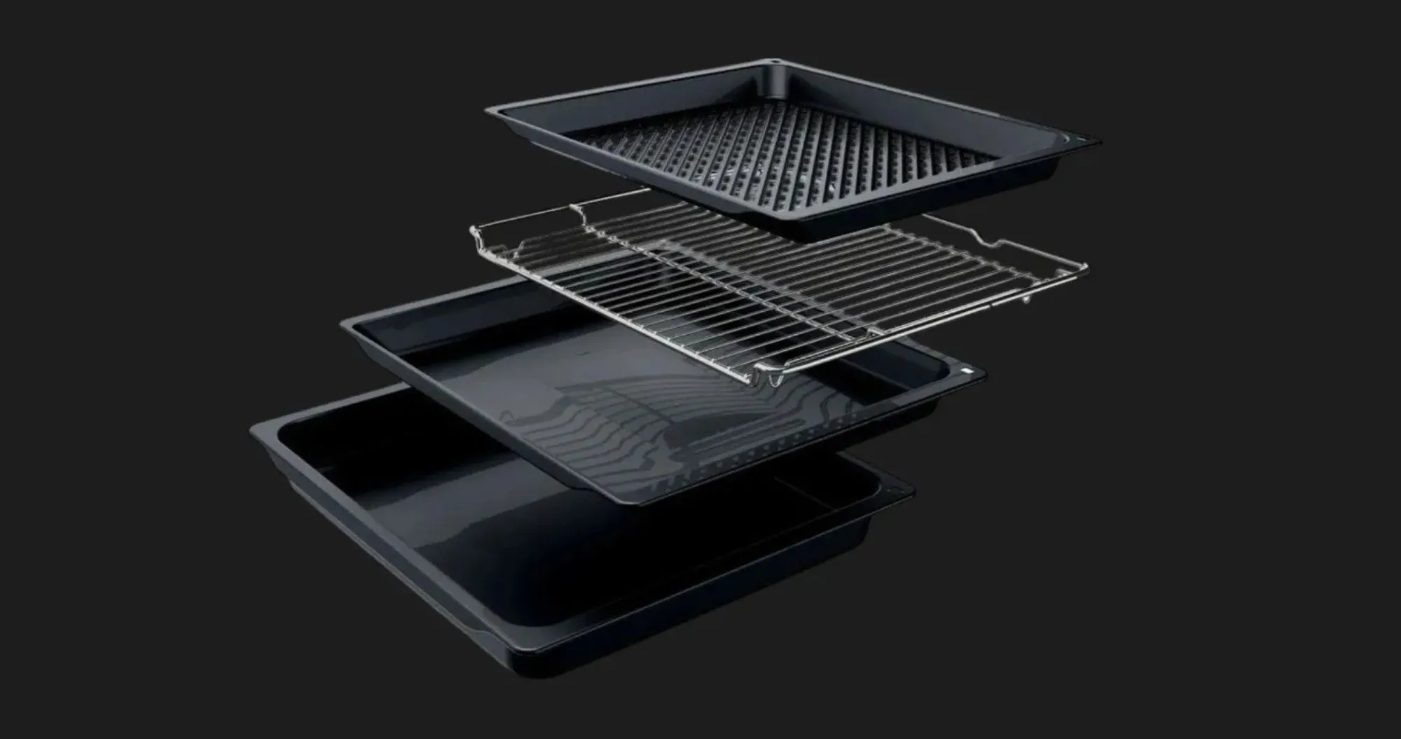 Духова шафа Bosch електрична, 76л, A (HUA736ER0) (Stainless Steel/Black)