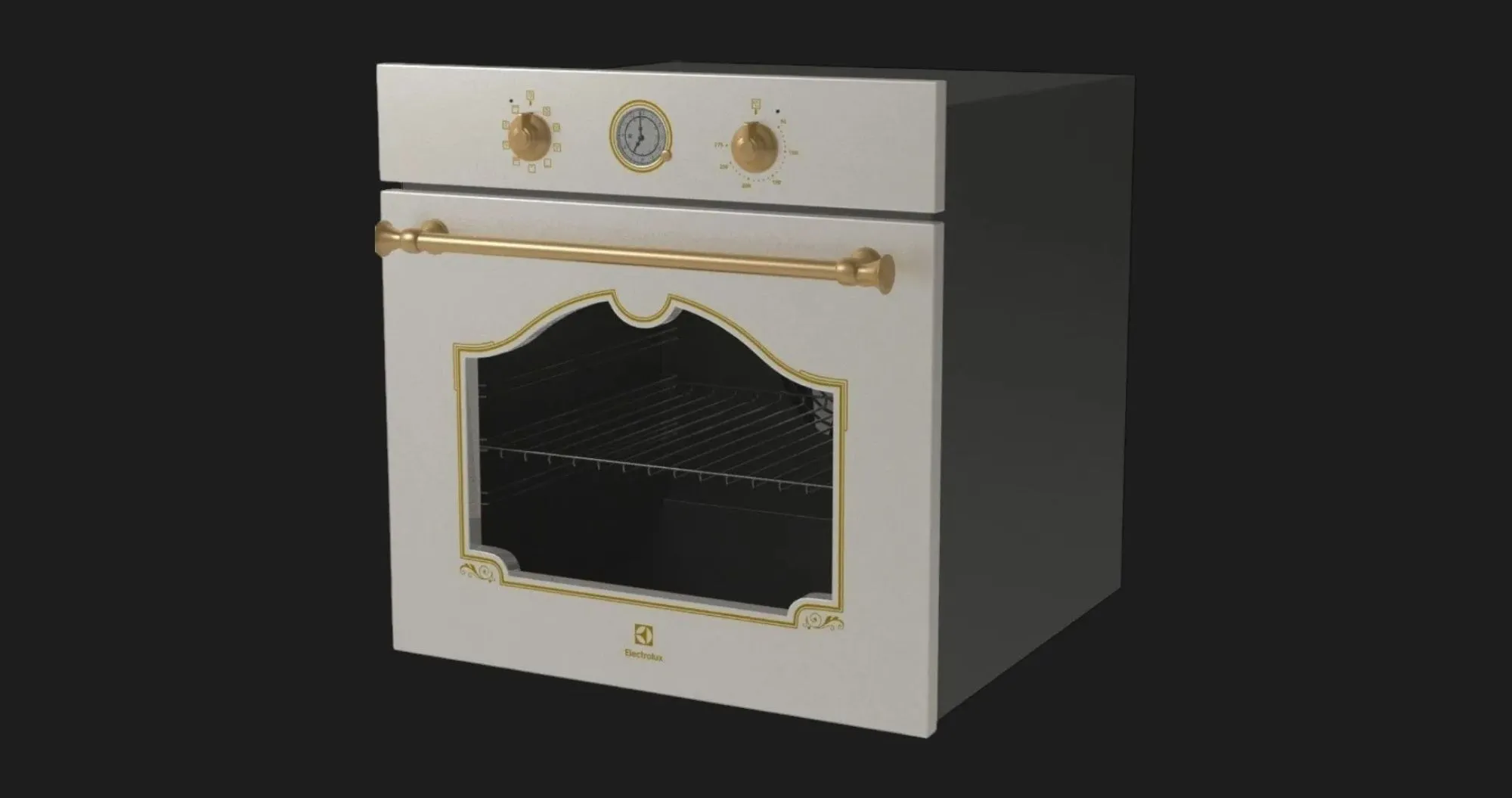 Духова шафа Electrolux електрична Rococo, 72л, A (EOA5220FOV) (Champagne)