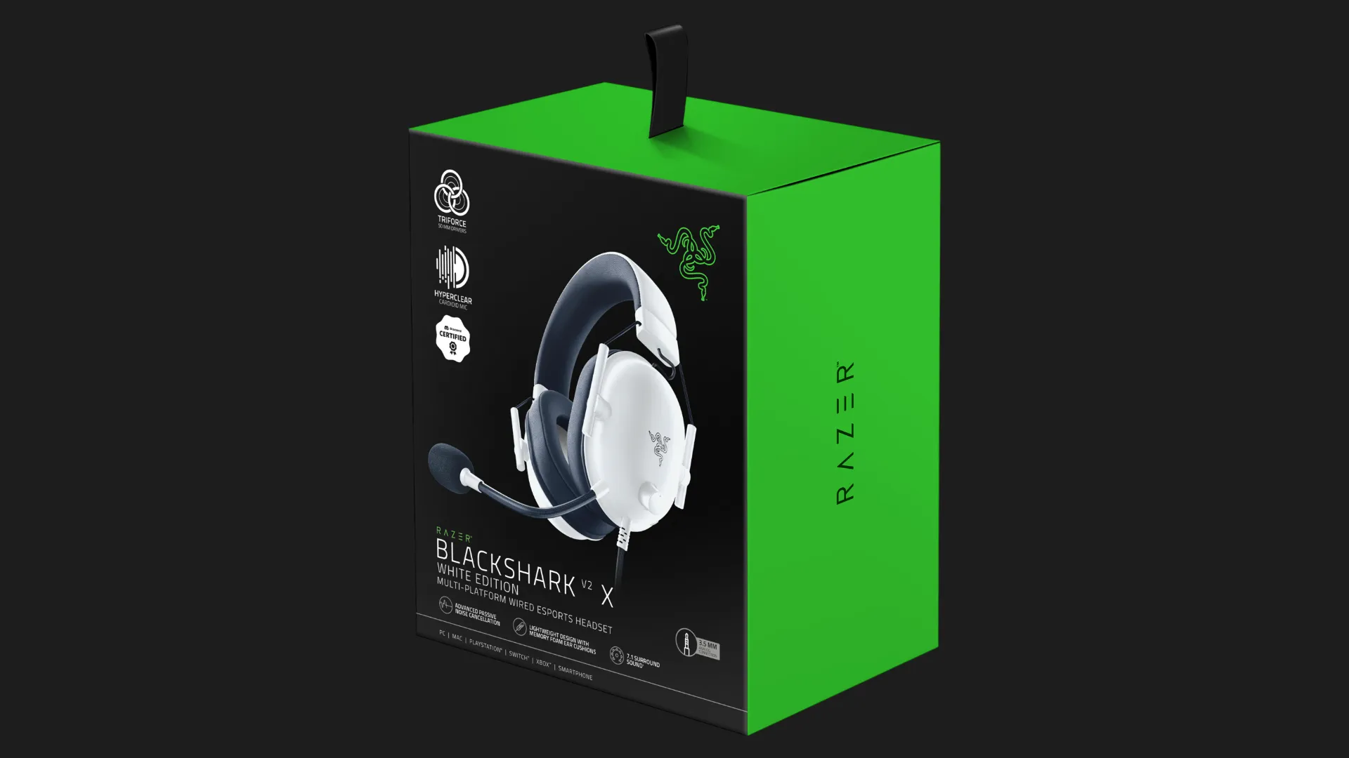 Гарнітура RAZER BlackShark V2 X For PS5 (White) (RZ04-03241300-R3G1) (UA)