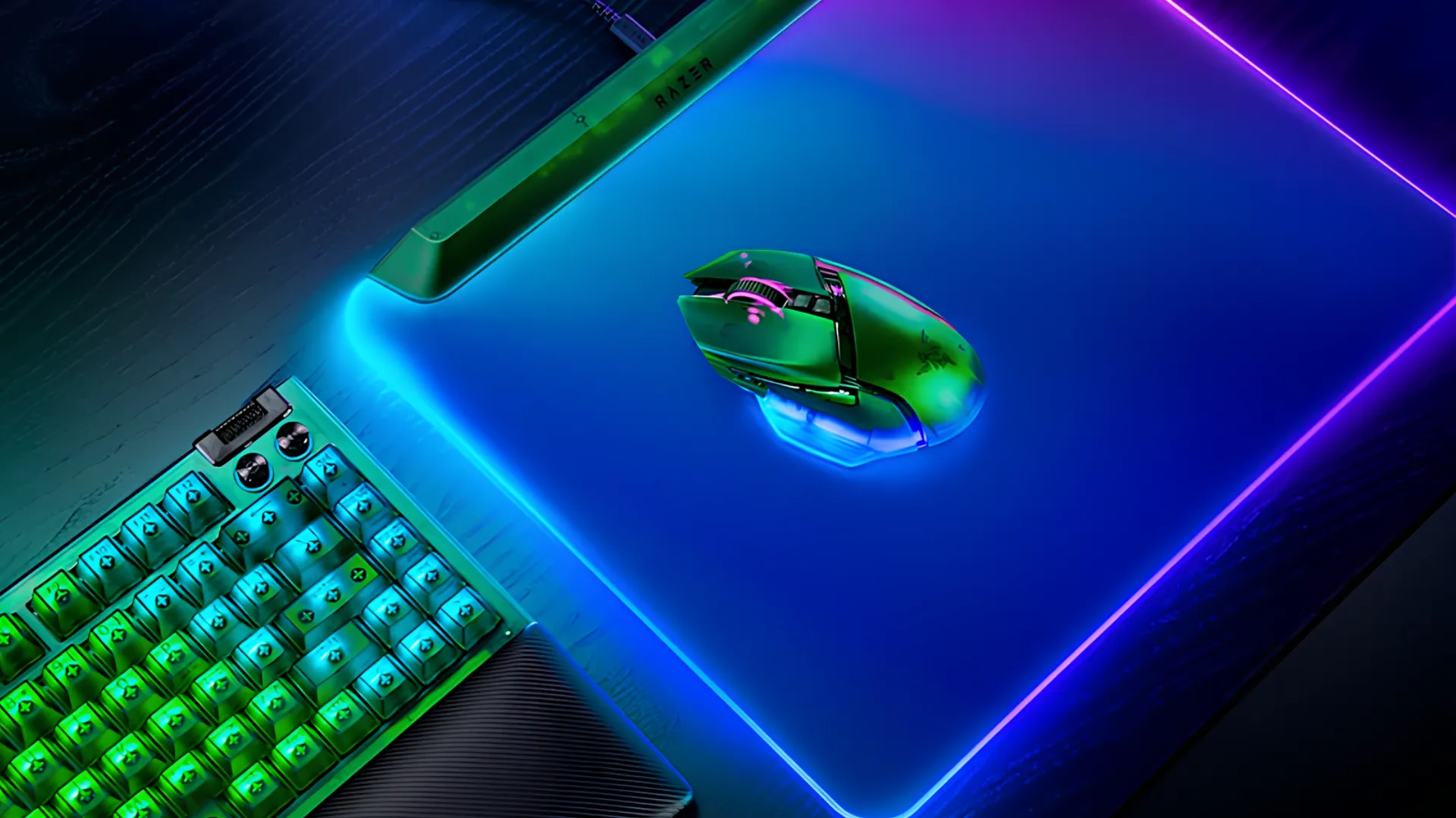 Миша RAZER Basilisk V3 PRO Wireless, 35K (Phantom Green) (RZ01-05240300-R3G1) (UA)