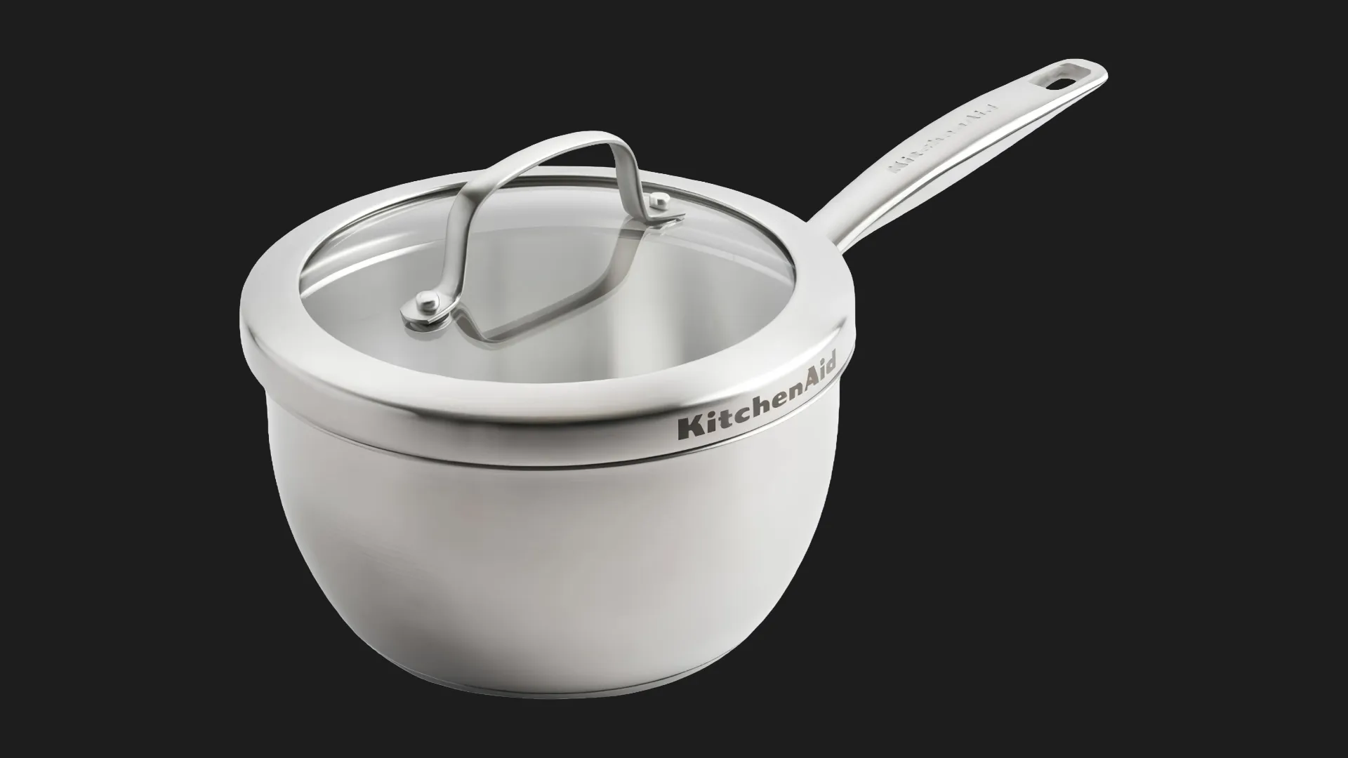 Ковш с крышкой KitchenAid Proline 18 см 2 л (Silver) (CC005129-001)
