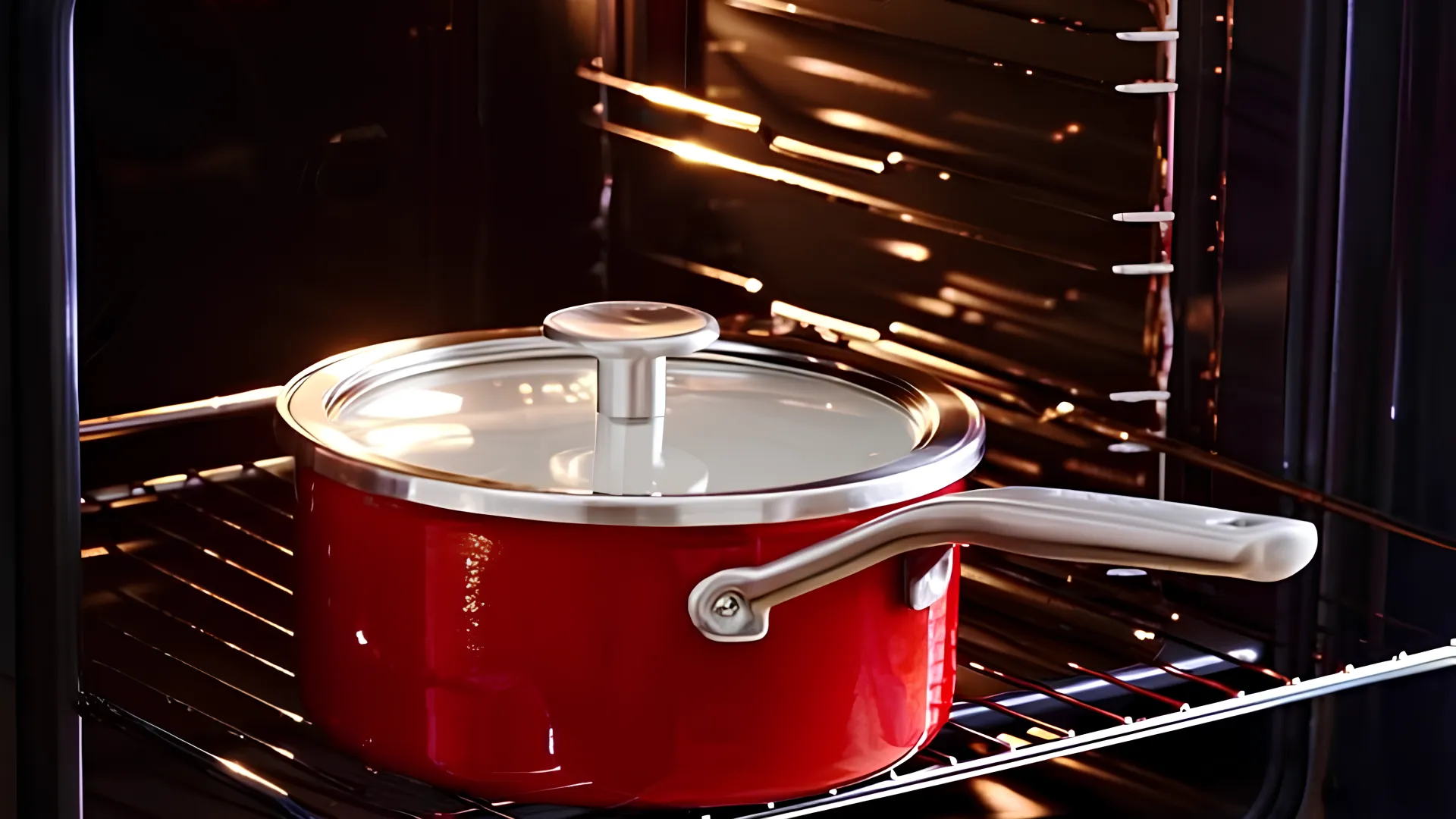 Ківш з кришкою KitchenAid Steel Core 16 см 1.3 л (Red) (CC003287-001)