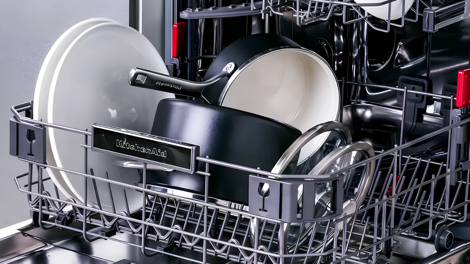 Ківш з кришкою KitchenAid Steel Core 18 см 2 л (Black) (CC005998-001)