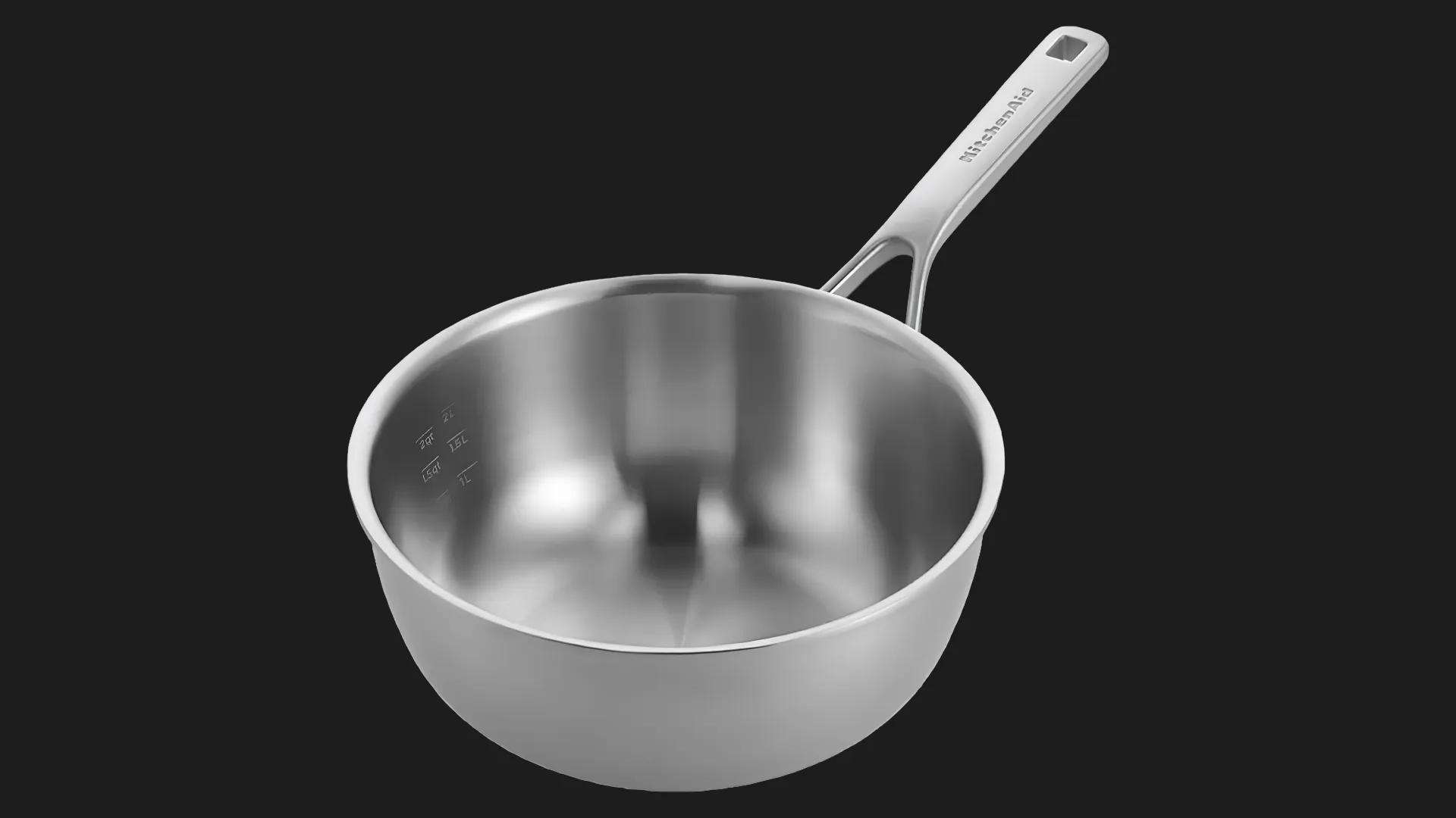 Ківш поварський KitchenAid MSS 22 см 3.1 л (Silver) (CC006024-001)