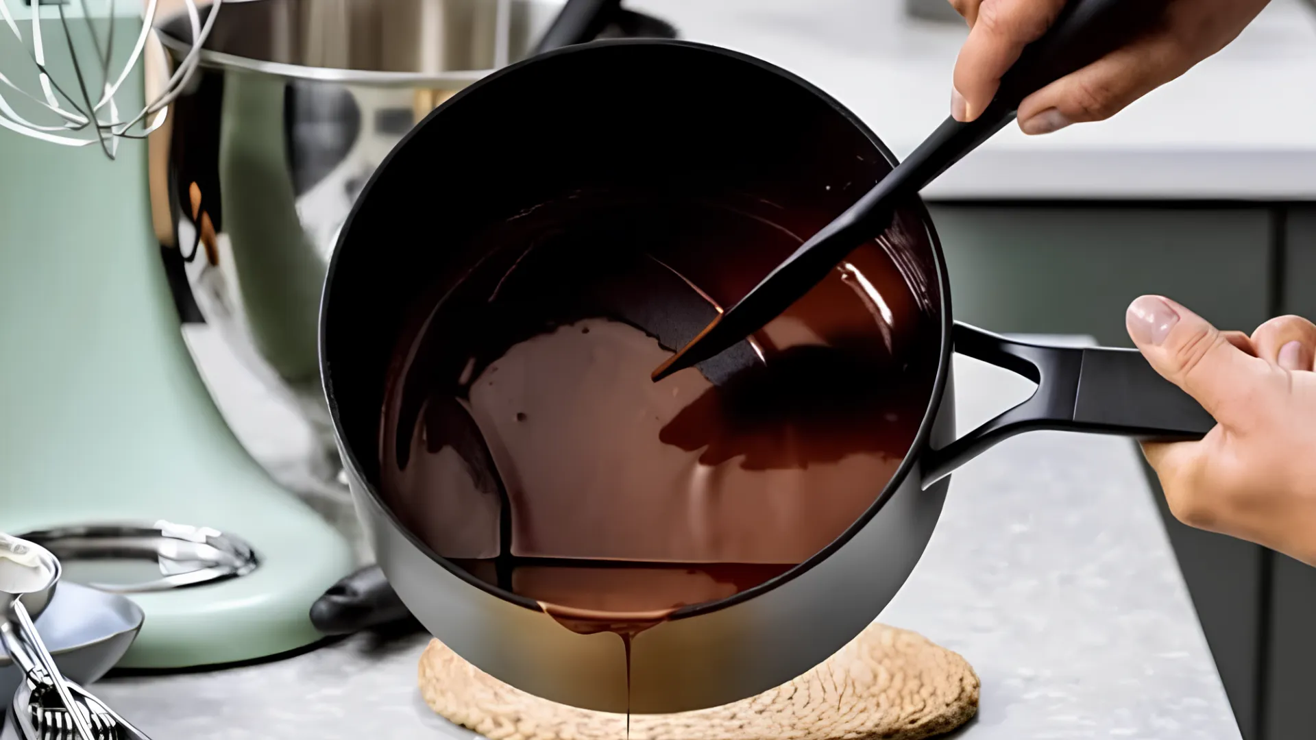 Ковш KitchenAid CFA 16 см 1.5 л з керамічним покриттям (Black) (CC005683-001)