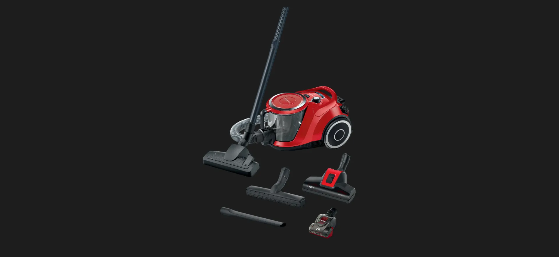 Пилосос безмішковий Bosch Serie 6 (BGS41PET1) (Red)