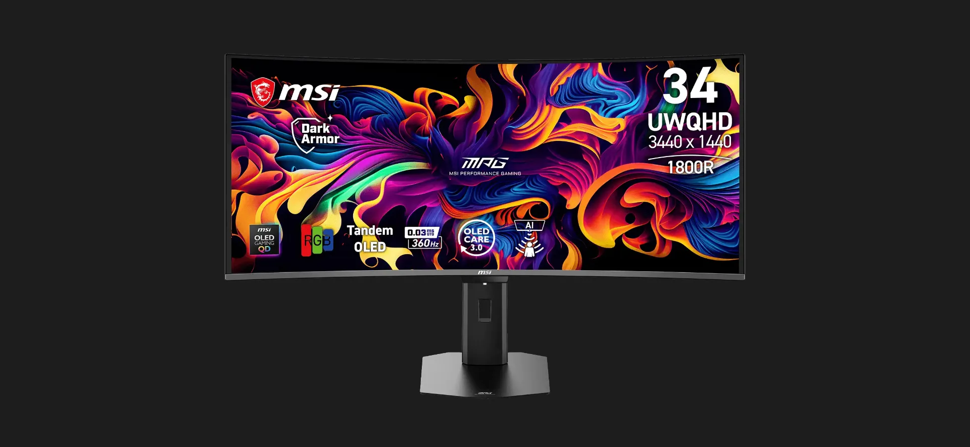 Монітор MSI 34" MPG 341CQR QD-OLED X36 360Hz