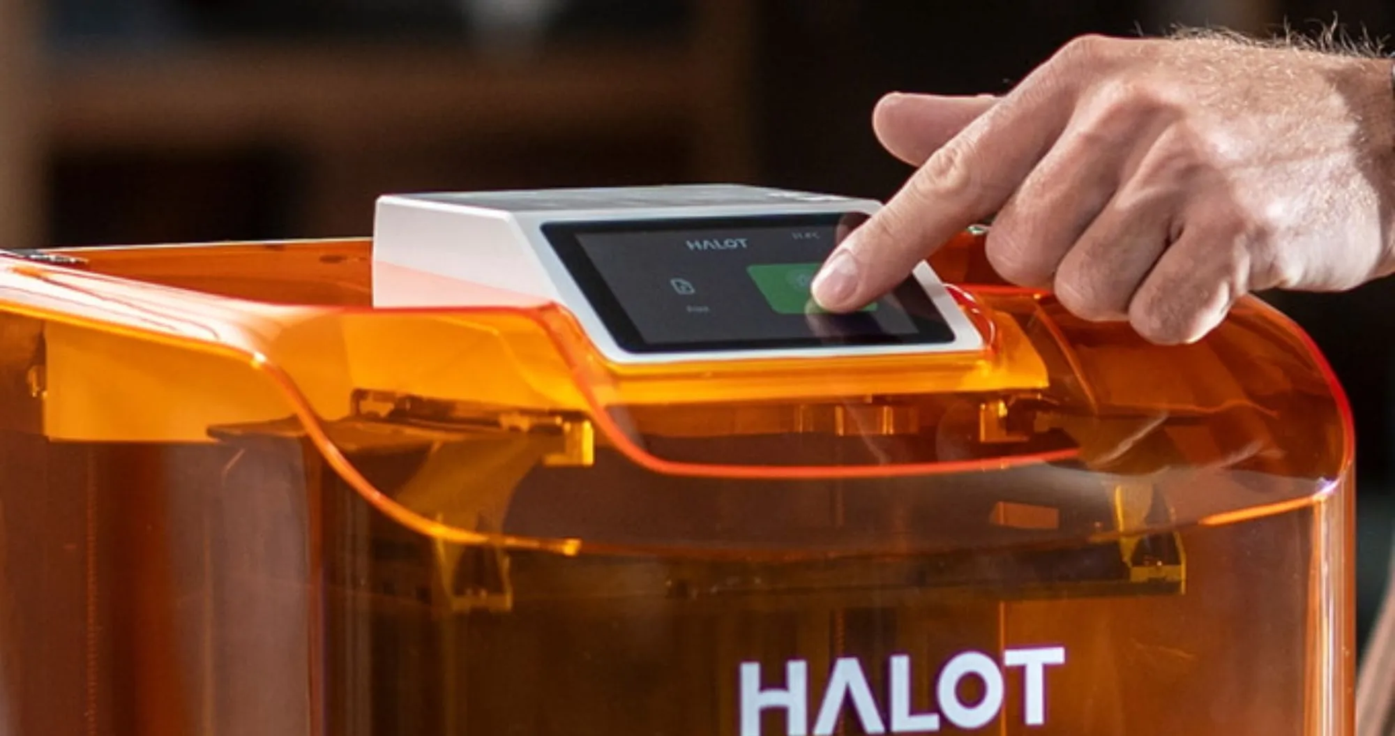 3D-принтер Creality HALOT-X1 (White/Orange)
