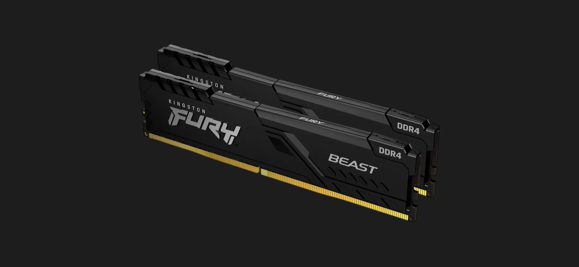 Оперативная память Kingston Fury Beast DDR4 32GB 2x16GB 3200MHz (KF432C16BB1K2/32)