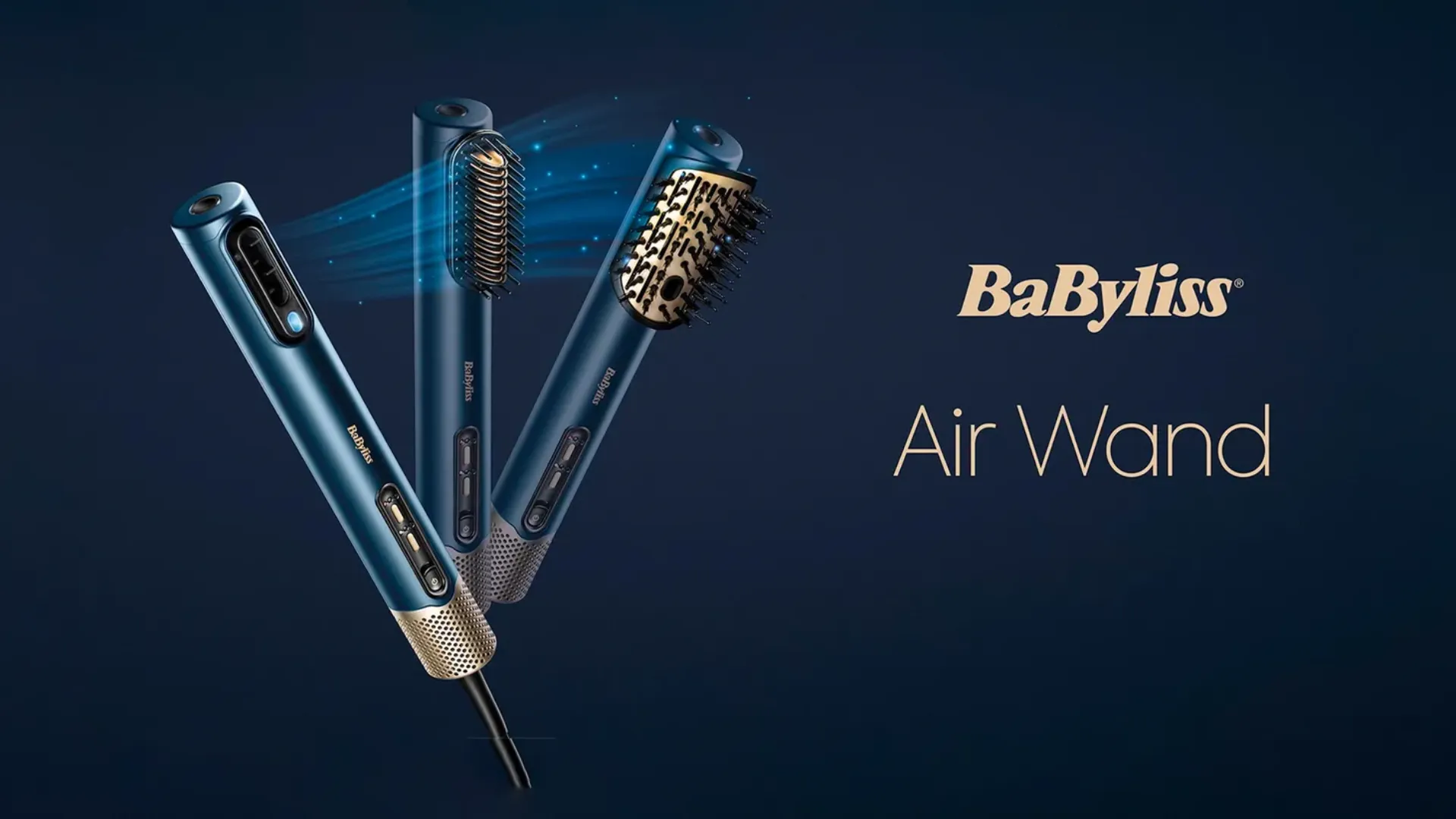 Фен-щітка Babyliss Air Wand (Dark Blue)