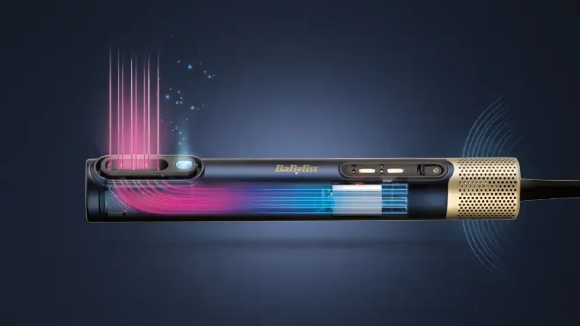 Фен-щітка Babyliss Air Wand (Dark Blue)