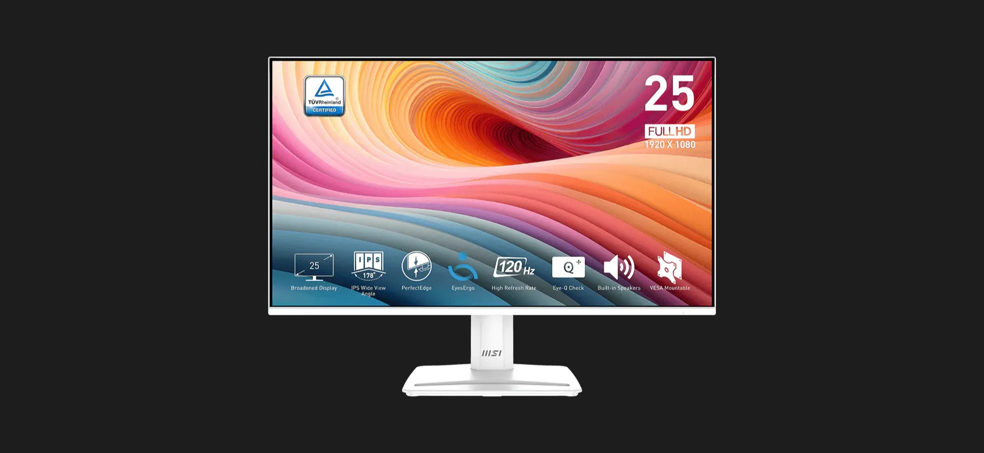 Монітор MSI 24.5" PRO MP251W E2 IPS 120Hz (UA)