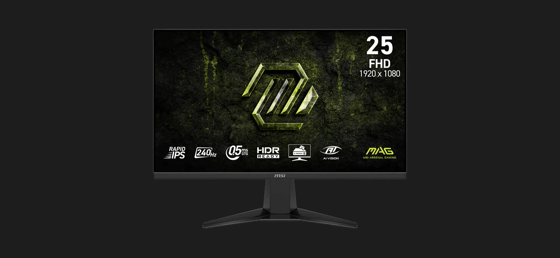 Монітор MSI 24.5” MAG 255F X24 IPS 240Hz