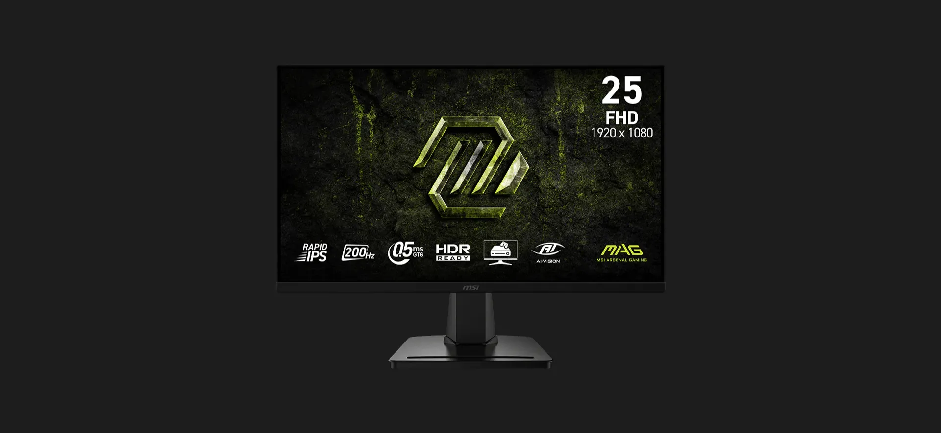 Монітор MSI 24.5” MAG 256F E20 IPS 200Hz