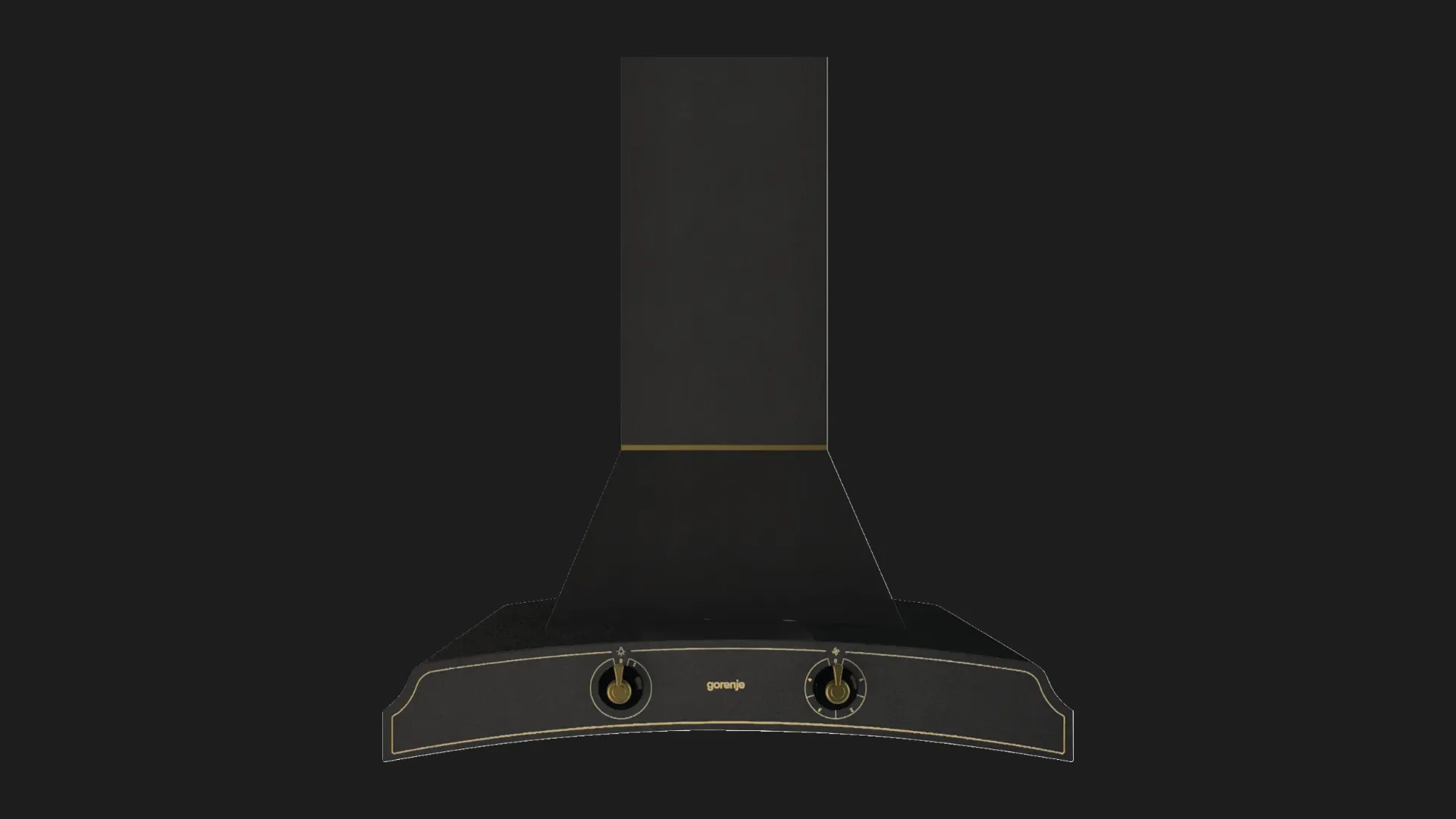 Витяжка Gorenje купольна, 60 см, 621 м3/год (Black) (DK63MCLB)