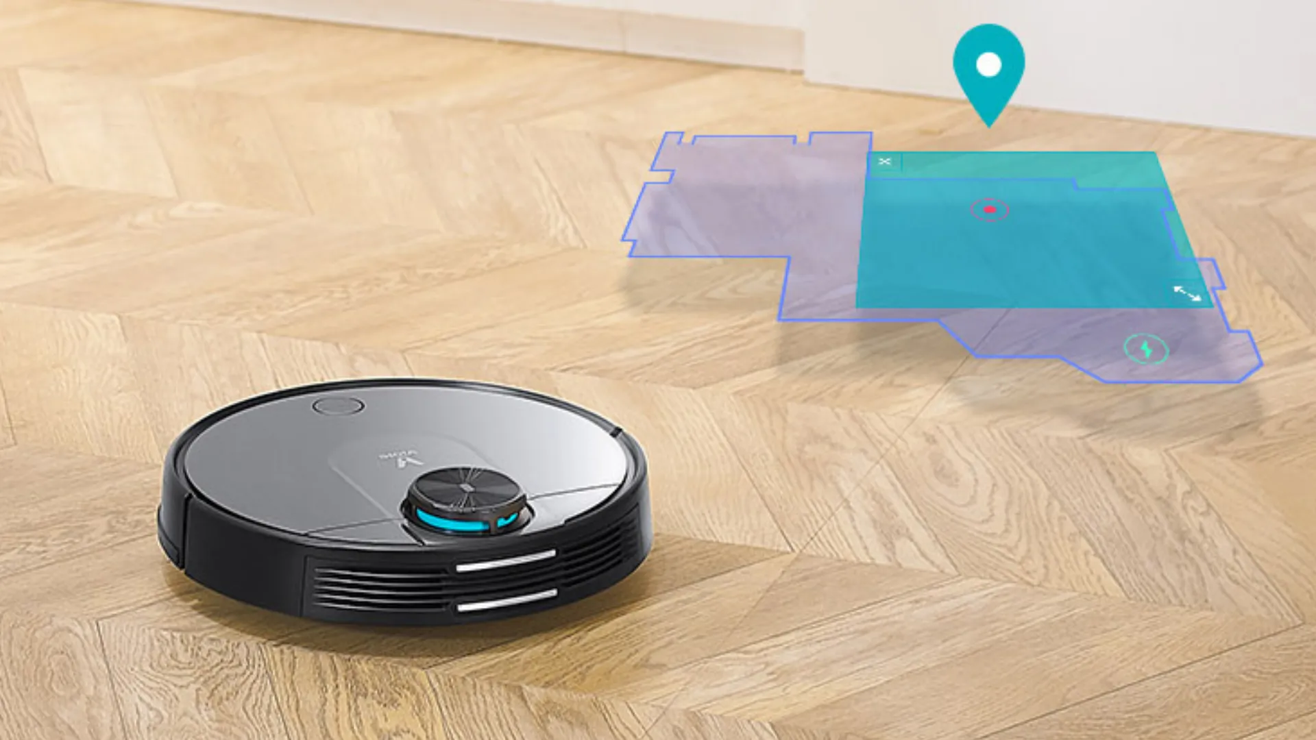 Робот-пилосос Xiaomi Viomi V2 (Gray) (V-RVCLM21B)