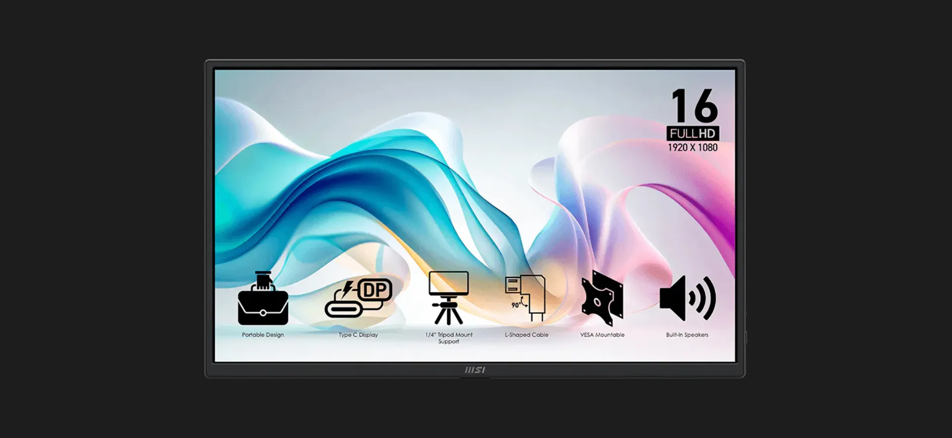 Монитор MSI 15.6" PRO MP165 E6 IPS 60Hz