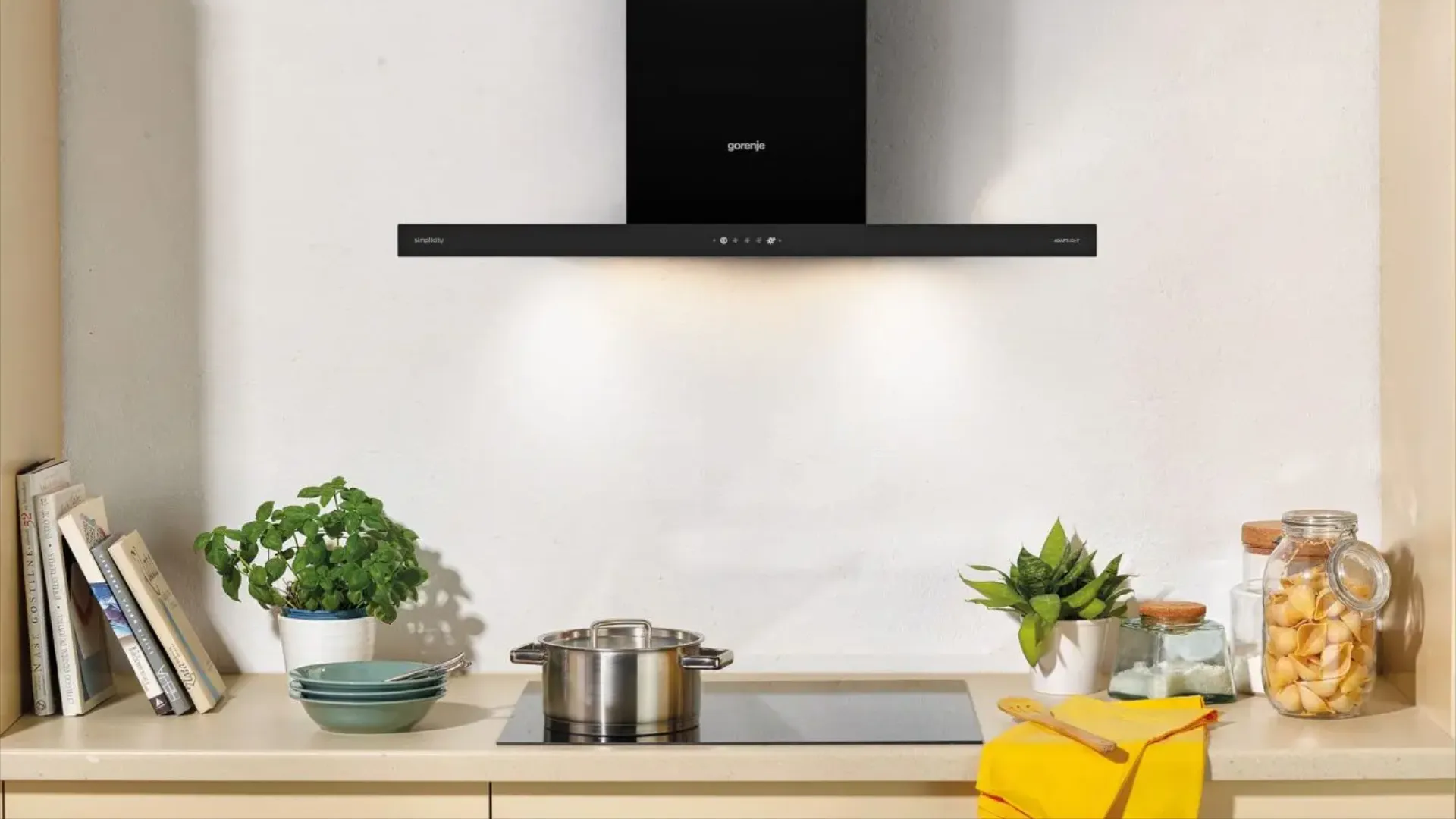 Витяжка Gorenje Т-подібна, 90см, 650 м3/год (Black) (WHT9SYB)