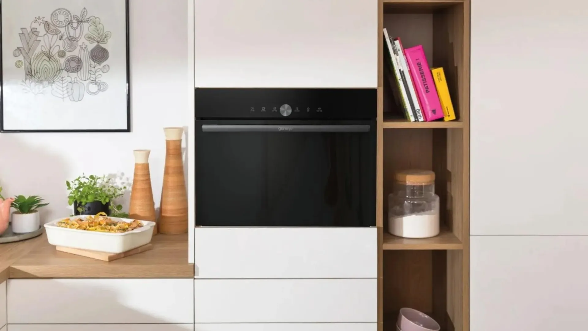 Духовой шкаф Gorenje электрический компактный, 50л, A+ (BCM4547DG) (Black)