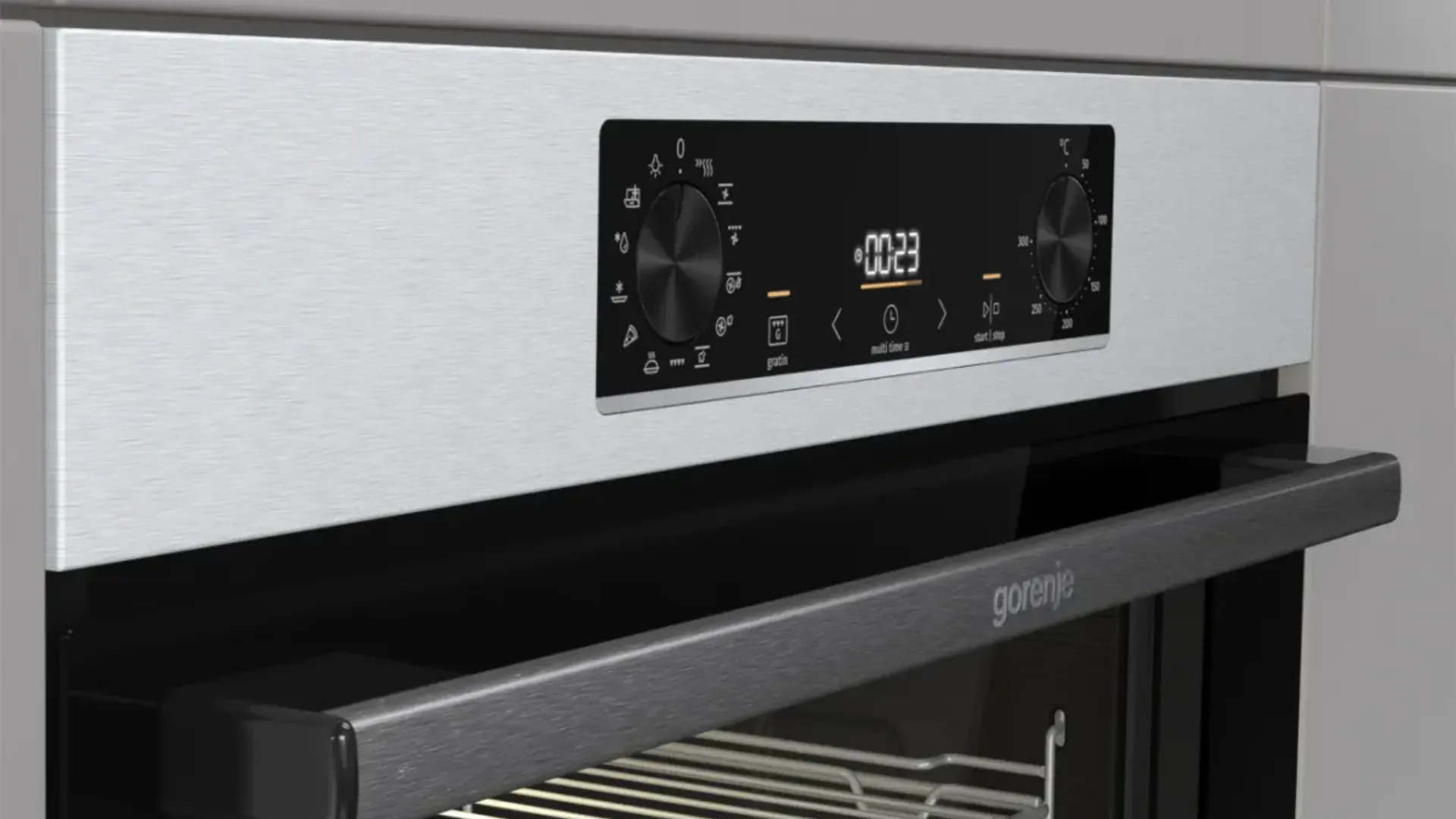 Духова шафа Gorenje електрична, 77л, A (BOSB6737E06X) (Stainless Steel)