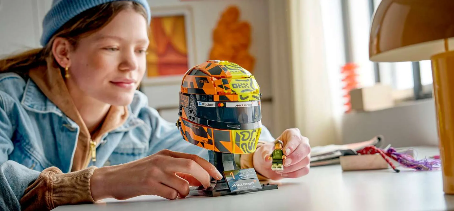 Конструктор LEGO Editions Шлем Ландо Норриса из команды McLaren Mastercard F1 (43023)