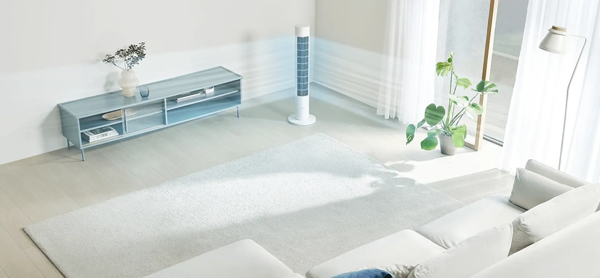 Вентилятор Xiaomi Smart Tower Fan 2 (1130775) (White)
