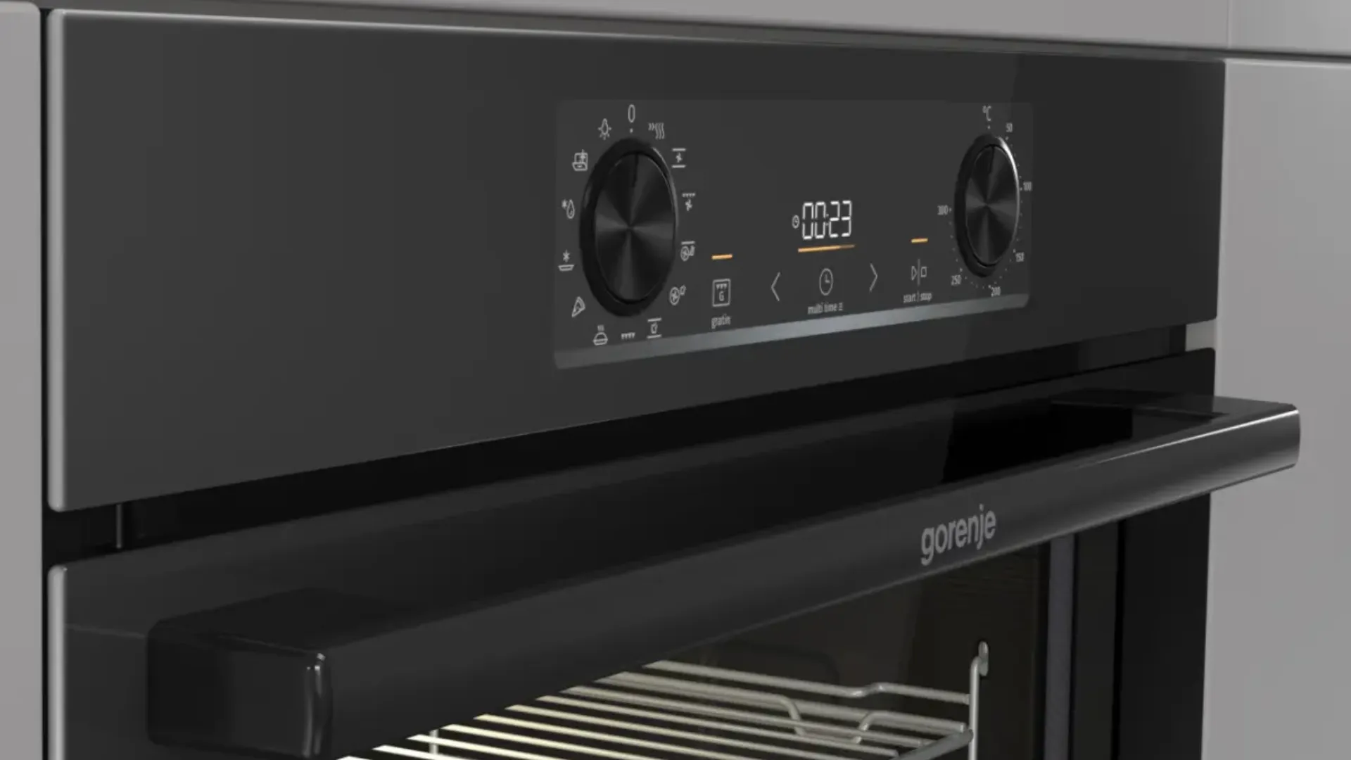 Духовой шкаф Gorenje электрический, 77л, A+ (BOP6373E28EBG) (Black)