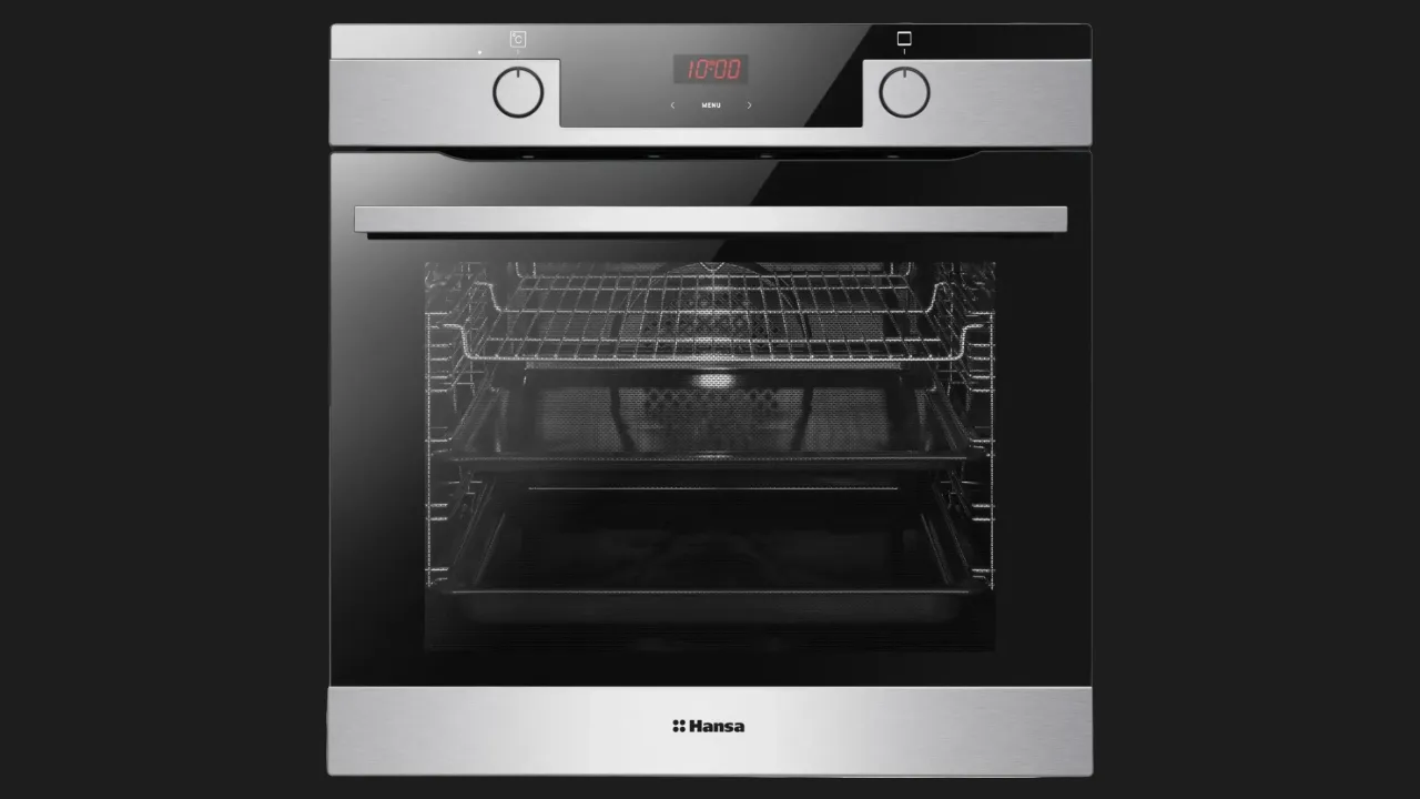 Духова шафа Hansa електрична, 60см, 77л, A (BOEI684620) (Stainless Steel/Black)