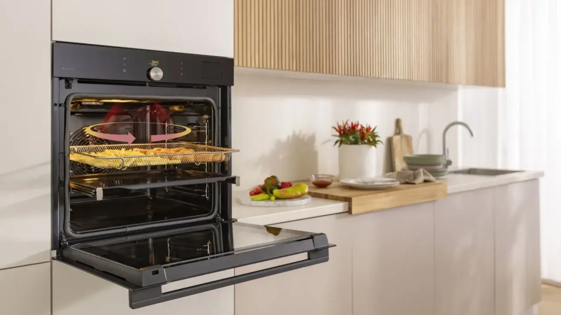 Духова шафа Gorenje електрична, 77л, A+ (BPSA6138B) (Black)