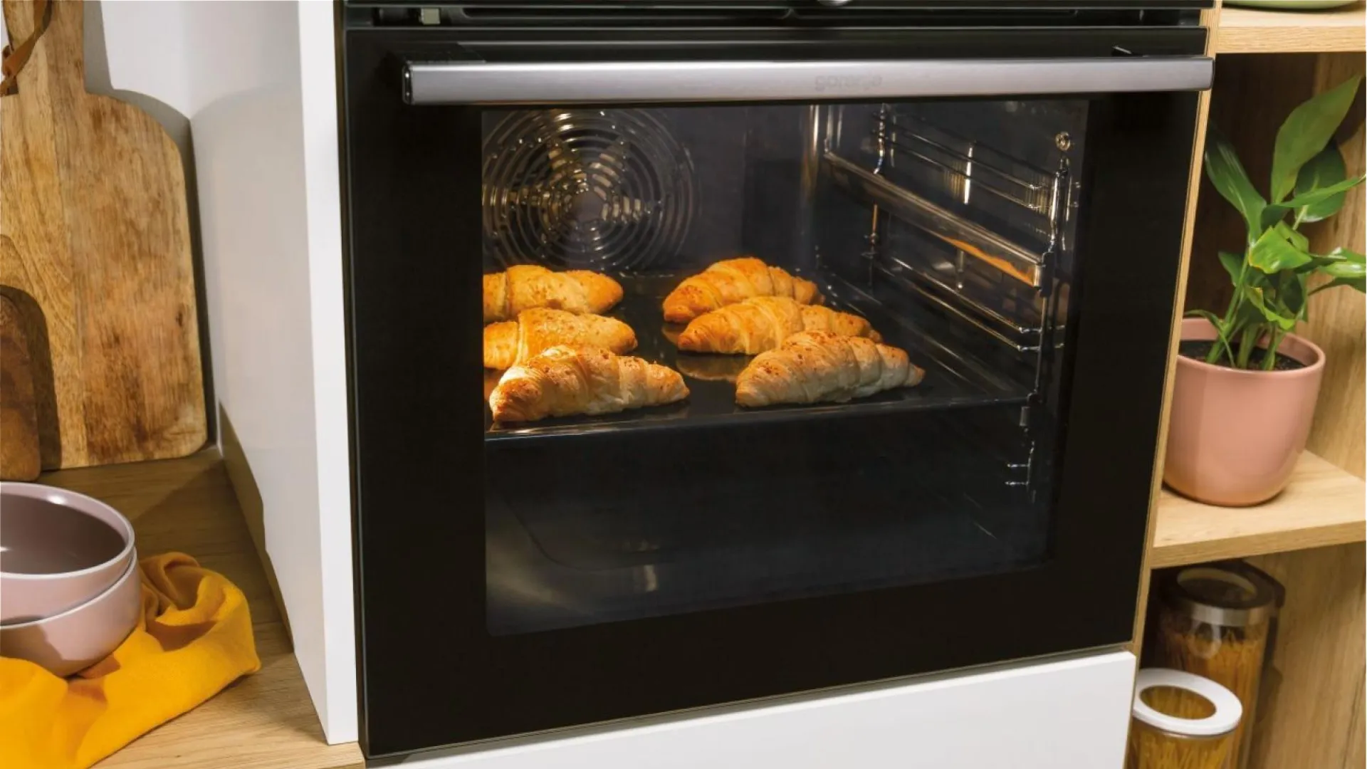 Духова шафа Gorenje електрична, 77л, A+ (BOS6737E13FBG) (Black)