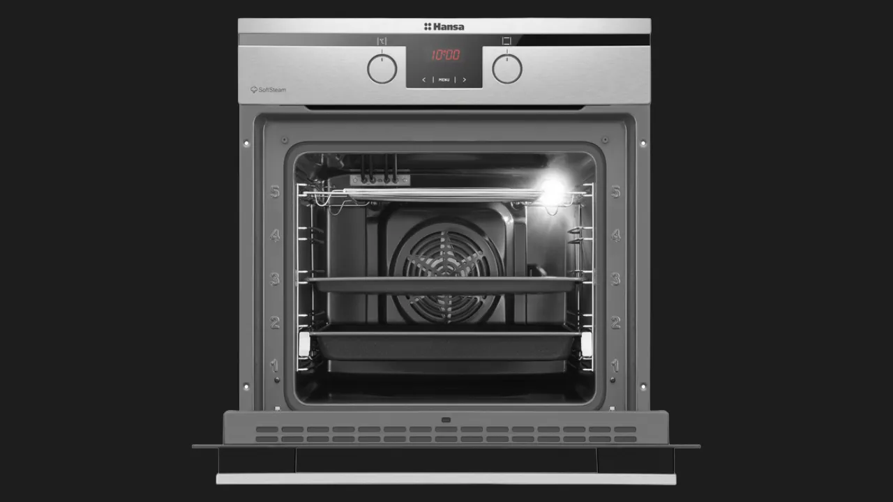 Духова шафа Hansa електрична, 65л, A (BOEIS69407) (Stainless Steel/Black)
