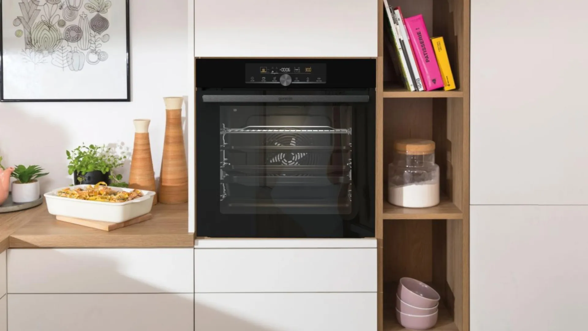 Духова шафа Gorenje електрична, 77л, A+ (BPS6747A06BG) (Black)
