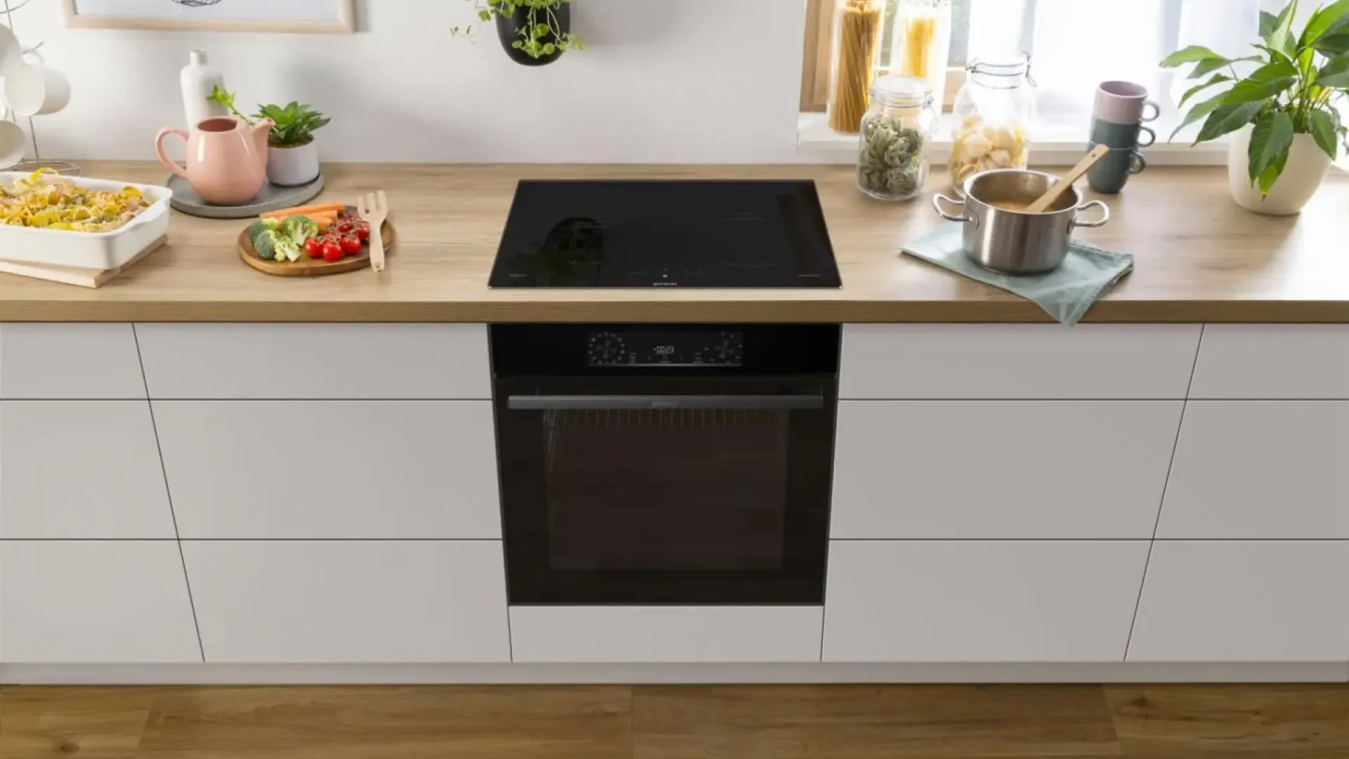 Комплект Gorenje (духовка BOS6737E06BG + поверхня GI6401BSC) (Black)