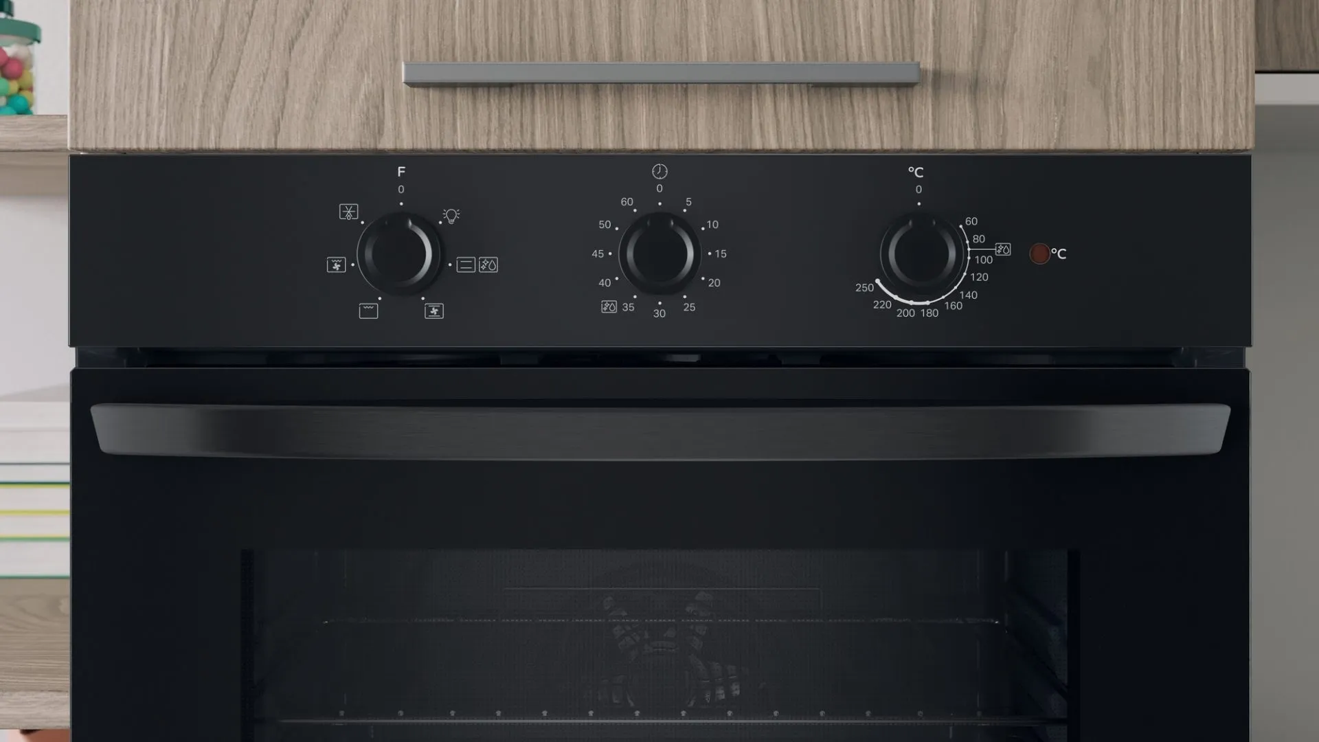 Духова шафа Indesit електрична, 66л, A (IO235HB) (Black)