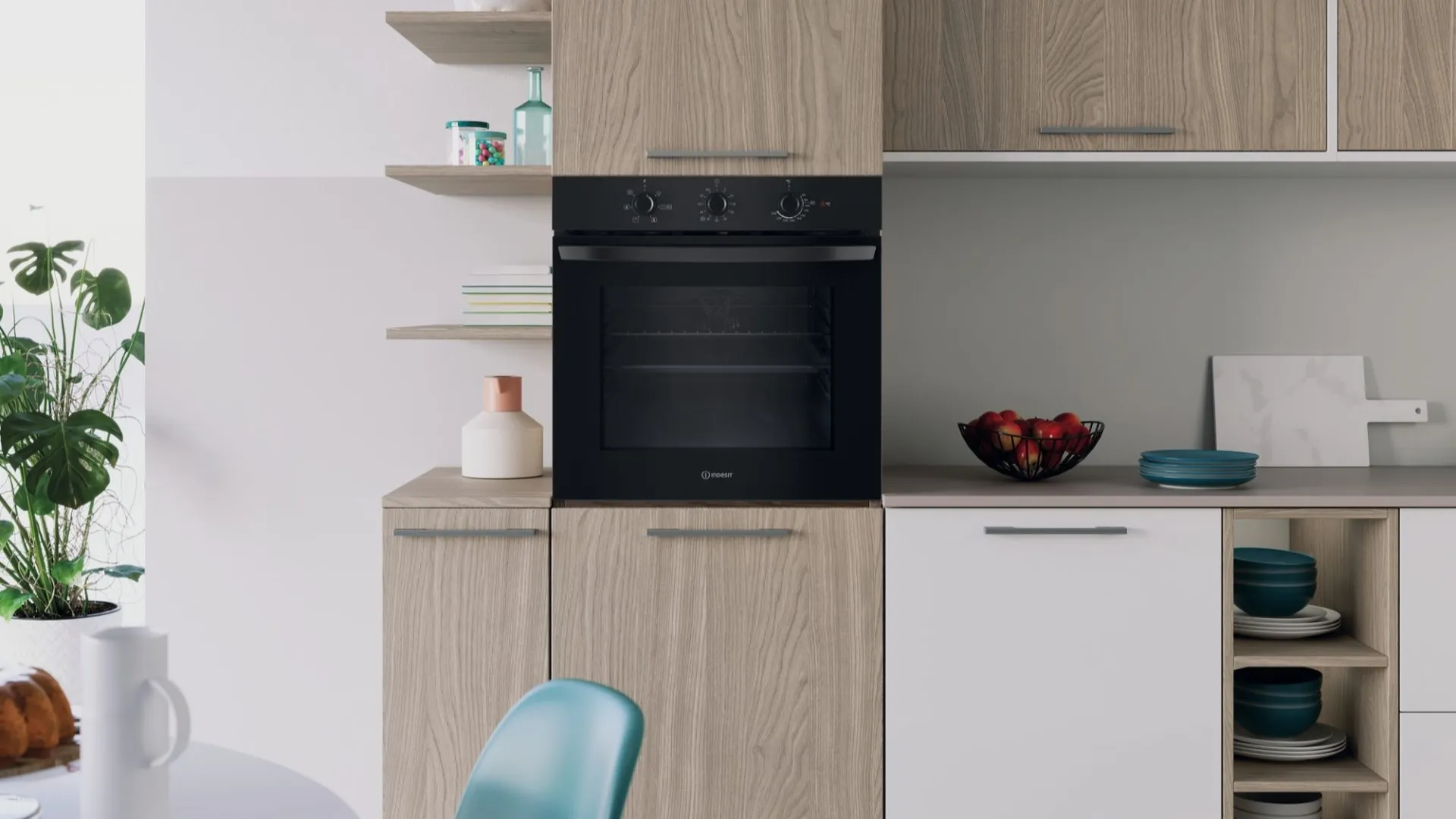 Духова шафа Indesit електрична, 66л, A (IO235HB) (Black)